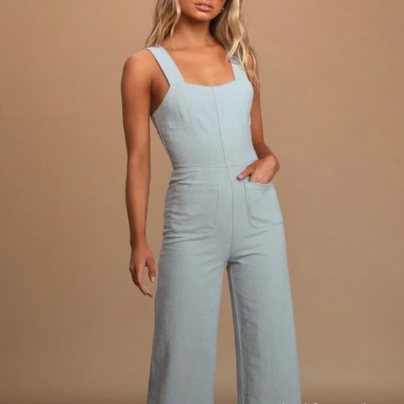 Rollaway Sailor Blue Jumpsuit - Picture 2 of 6